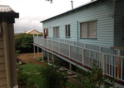 Disabled access ramp to house at Coorparoo