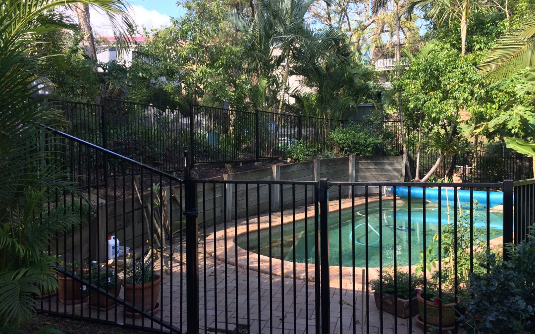 Pool fence at Annerley