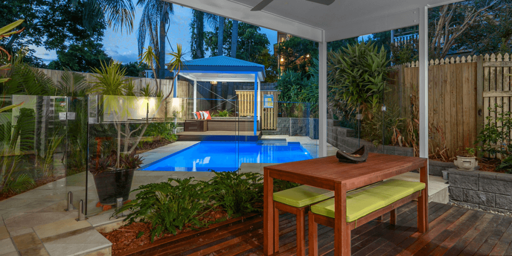 mewald building Recently Completed Outdoor Entertaining Area In Greenslopes